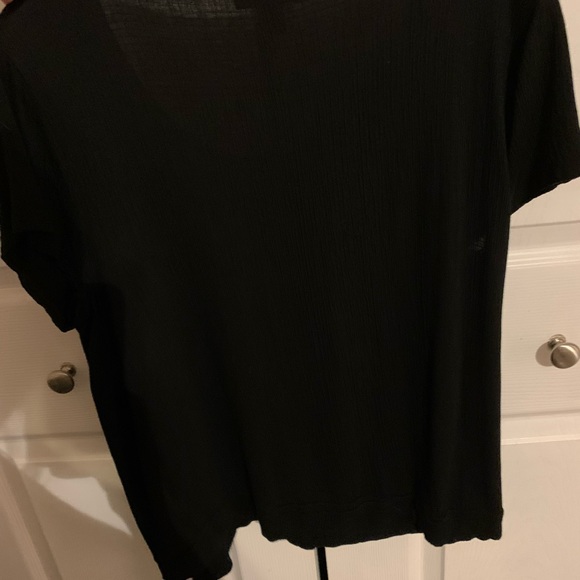 Cable & Gauge Womens Tie Hem Top, Large, Like New - Picture 11 of 13